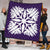 Hawaiian Royal Pattern Premium Quilt - Purple - A3 Style - AH - Polynesian Pride