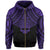 Polynesian Skull Hawaii Zip Hoodie Purple Circle Style - Polynesian Pride