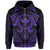 Polynesian Kakau Kanaka Turtle Map Hawaii Zip Hoodie Circle Style Purple - Polynesian Pride
