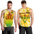 Hawaii Pineapple Crown Men's Tank Top - Queen - AH Yellow - Polynesian Pride