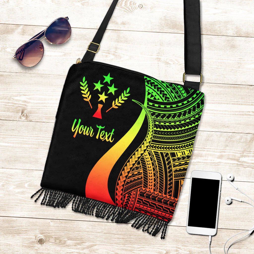 Kosrae Custom Personalised Boho Handbag - Reggae Polynesian Tentacle Tribal Pattern Boho Handbag One Size Reggae - Polynesian Pride