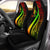 New Caledonia Custom Personalised Car Seat Covers - Reggae Polynesian Tentacle Tribal Pattern Crest Universal Fit Reggae - Polynesian Pride