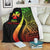 Wallis And Futuna Premium Blanket - Reggae Polynesian Tentacle Tribal Pattern - Polynesian Pride