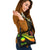 Nauru Custom Personalised Shoulder Handbag - Reggae Polynesian Tentacle Tribal Pattern - Polynesian Pride