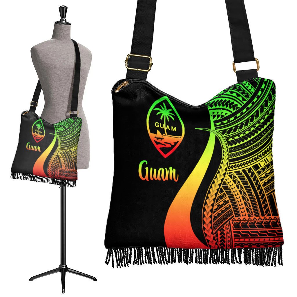 Guam Boho Handbag - Reggae Polynesian Tentacle Tribal Pattern - Polynesian Pride