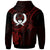 Pohnpei Custom Zip up Hoodie Red Turtle - Polynesian Pride