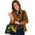 Marshall Islands Shoulder Handbag - Reggae Polynesian Tentacle Tribal Pattern - Polynesian Pride