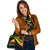 Tokelau Custom Personalised Shoulder Handbag - Reggae Polynesian Tentacle Tribal Pattern - Polynesian Pride