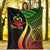 Vanuatu Custom Personalised Premium Blanket - Reggae Polynesian Tentacle Tribal Pattern - Polynesian Pride