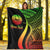 Tahiti Custom Personalised Premium Blanket - Reggae Polynesian Tentacle Tribal Pattern - Polynesian Pride