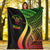 Niue Premium Blanket - Reggae Polynesian Tentacle Tribal Pattern - Polynesian Pride