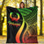 Pohnpei Premium Blanket - Reggae Polynesian Tentacle Tribal Pattern - Polynesian Pride