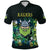 Canberra Polo Shirt Raiders Viking Simple Indigenous Green - Polynesian Pride