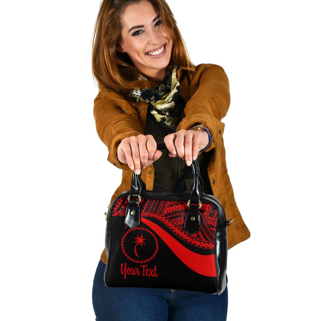 Chuuk Custom Personalised Shoulder Handbag - Red Polynesian Tentacle Tribal Pattern One Size Red - Polynesian Pride