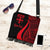 Fiji Custom Personalised Boho Handbag - Red Polynesian Tentacle Tribal Pattern Boho Handbag One Size Red - Polynesian Pride