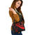 Cook Islands Shoulder Handbag - Red Polynesian Tentacle Tribal Pattern - Polynesian Pride