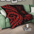 Niue Premium Quilt - Red Tentacle Turtle - Polynesian Pride