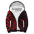 Fiji Sherpa Hoodie - Red Tentacle Turtle Crest Red - Polynesian Pride