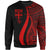 Fiji Sweatshirt - Red Polynesian Tentacle Tribal Pattern Unisex Red - Polynesian Pride