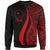 Chuuk Sweatshirt - Red Polynesian Tentacle Tribal Pattern Unisex Red - Polynesian Pride