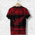 New Zealand Maori Shirt, Aotearoa Silver Fern T Shirt Red - Polynesian Pride