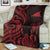 Tokelau Premium Blanket - Red Tentacle Turtle - Polynesian Pride