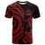 Vanuatu T Shirt Red Tentacle Turlte Unisex Red - Polynesian Pride