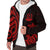 Vanuatu Sherpa Hoodie - Red Tentacle Turtle - Polynesian Pride