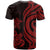 Wallis and Futuna T Shirt Red Tentacle Turtle - Polynesian Pride