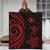 Marshall Islands Premium Quilt - Red Tentacle Turtle - Polynesian Pride