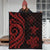 Niue Premium Quilt - Red Tentacle Turtle - Polynesian Pride