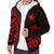 Papua New Guinea Sherpa Hoodie - Red Tentacle Turtle - Polynesian Pride