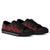 Samoa Low Top Canvas Shoes - Red Tentacle Turtle - Polynesian Pride