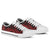 Fiji Low Top Canvas Shoes - Red Tentacle Turtle Crest - Polynesian Pride