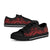 Hawaii Low Top Canvas Shoes - Red Tentacle Turtle - Polynesian Pride