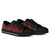 Marshall Islands Low Top Canvas Shoes - Red Tentacle Turtle - Polynesian Pride