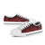 Samoa Low Top Canvas Shoes - Red Tentacle Turtle - Polynesian Pride