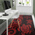 Kosrae Area Rug - Red Tentacle Turtle - Polynesian Pride