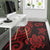 Tonga Area Rug - Red Tentacle Turtle - Polynesian Pride