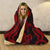 Nauru Hooded Blanket - Red Tentacle Turtle - Polynesian Pride