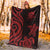 Tuvalu Premium Blanket - Red Tentacle Turtle - Polynesian Pride