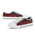 Guam Low Top Canvas Shoes - Red Tentacle Turtle - Polynesian Pride