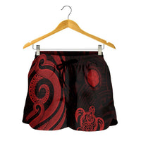 Northern Mariana Islands Women's Short - Red Tentacle Turtle - Polynesian Pride
