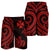 Wallis and Futuna Men's Short - Red Tentacle Turtle - Polynesian Pride