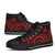 Samoa High Top Shoes - Red Tentacle Turtle - Polynesian Pride