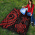 Niue Premium Quilt - Red Tentacle Turtle - Polynesian Pride