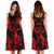 Polynesian Hawaii Midi Dress - Hula Girl Red Women Red - Polynesian Pride