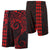 Hawaii Polynesian Warrior Board Shorts Red Men Red - Polynesian Pride