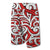 Hawaii Polynesian Maori Ethnic Ornament Board Shorts Red - Polynesian Pride