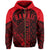 Hawaii Nei Hoodie Zip up Polynesian Red - Polynesian Pride
